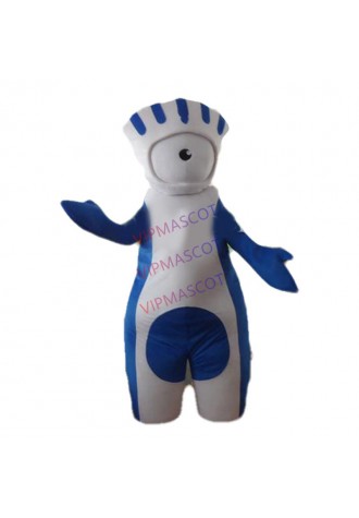 Hot sale Adult New Adult Blue One-eyed Doll Monster Mascot Costumes Halloween Costume Fancy Dress Suit
