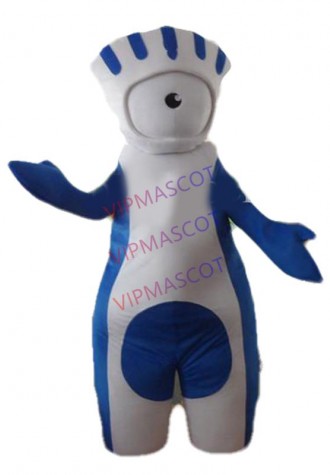 Hot sale Adult New Adult Blue One-eyed Doll Monster Mascot Costumes Halloween Costume Fancy Dress Suit