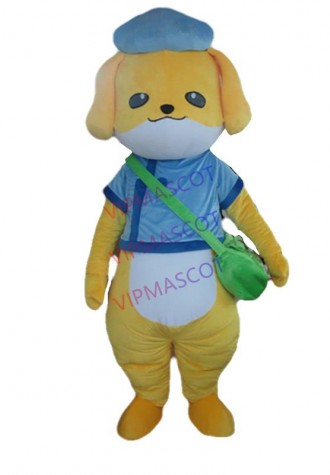 Hot sale Character Adult lovely new yellow dog Mascot Costume fancy dress Halloween party costume Holiday special clothing