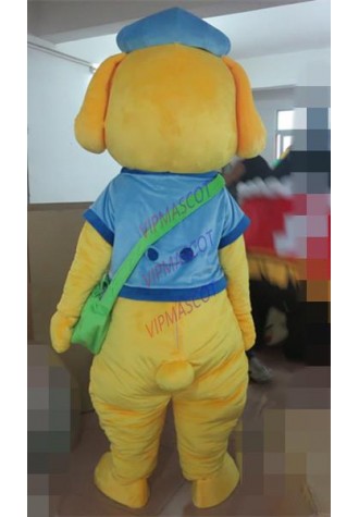 Hot sale Character Adult lovely new yellow dog Mascot Costume fancy dress Halloween party costume Holiday special clothing