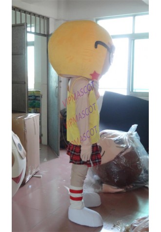 Latest high quality Attractive Girl with Glasses Mascot Costume Cartoon Character Mascot Outfit Suit Holiday special clothing