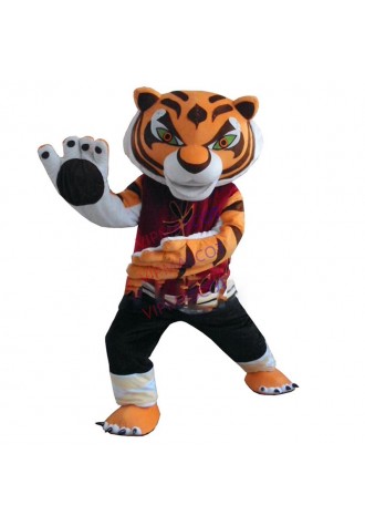 Tigress Tiger Mascot Costume Kung Fu Tiger Cartoon Fancy Dress Adult Free Shipping