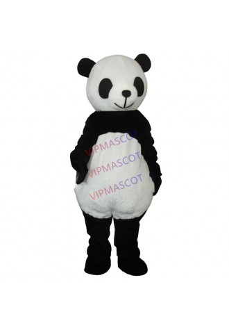 Cheap New wedding Panda Bear Mascot Costume Fancy Dress Adult Size