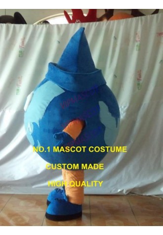 School Anime Cosply Dress The Blue Earth Globe Mascot Costume Adult Lovely Earth Theme Cartoon Mascotte Fancy Dress Kits 1784
