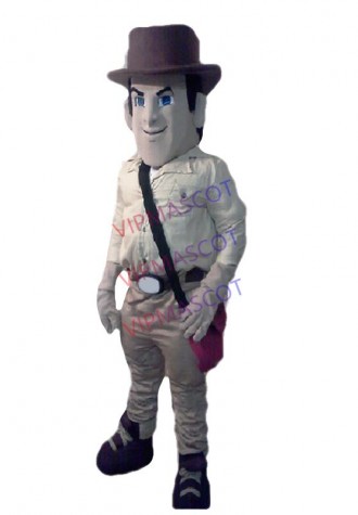 Professional Custom Anime Cosply Costumes Handsome Outdoors Man Mascot Costume Adult Cartoon Character Advertising Mascotte1837