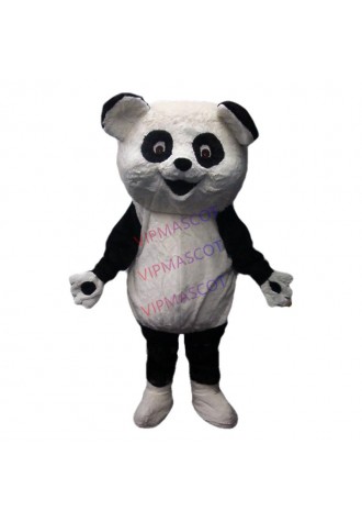 New Custom Plush Happy Panda Mascot Costume Adult Anime Cosply Panda Theme MASCOTTE FANCY DRESS CARNIVAL KITS 1807