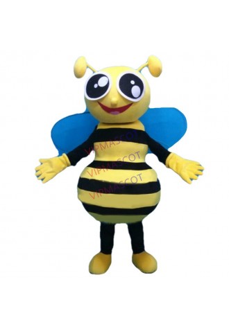 Anime Cosply Costumes Spring Bee Mascot Costume Wholesale Custom Cartoon LITTLE BEE Theme Mascottes Carnival Fancy Dress1875