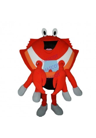 big orange sport crab mascot costume adult size customizable cartoon crab theme anime cosply costumes carnival fancy dress 2431