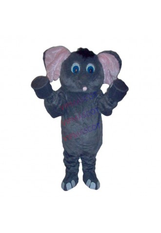 New Custom Cute Grey Elephant Mascot Costume Adult Size Cartoon Anime Cosply Dress Carnival College Party Mascotte Fancy 1802