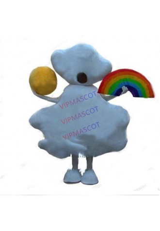new rainbow sunshine cloud mascot costume wholesale adult size cartoon weather theme anime cosplay costumes carnival fancy 2672
