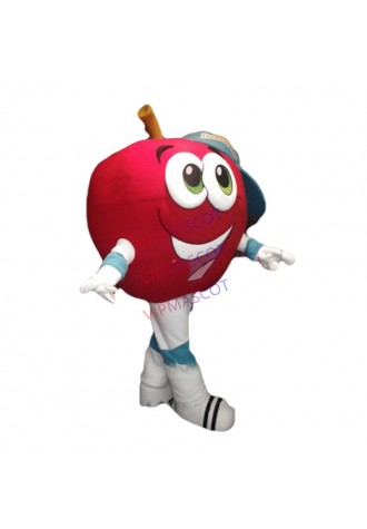 big red apple boy mascot costume adult size customizable cartoon fruit theme anime cosply costumes carnival fancy dress 2450