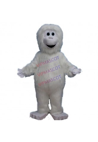 New Custom Snow monster yeti Mascot Costume Adult Size Long Plush Snow monster theme anime cosply costumes carnival dress 2497