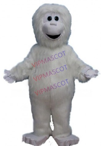 New Custom Snow monster yeti Mascot Costume Adult Size Long Plush Snow monster theme anime cosply costumes carnival dress 2497