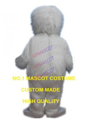 New Custom Snow monster yeti Mascot Costume Adult Size Long Plush Snow monster theme anime cosply costumes carnival dress 2497