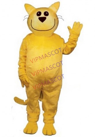 Smug Cat mascot costume wholesale hot sale cartoon smile yellow cat theme anime cosplay costumes carnival fancy dress kits 2785