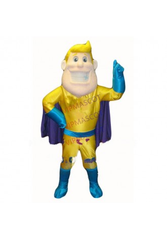 super man hero mascot costume for adult hot sale cartoon super hero theme advertising costumes carnival fancy dress kits 2892