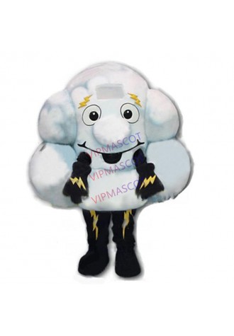 lightning cloud mascot costume for adult wholesale cartoon dark black clouds theme anime cosplay costumes carnival fancy 2838