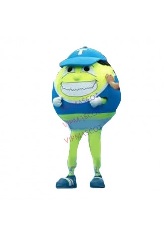 Anime Cosply Costumes Terry the Tennis Ball Mascot Costume Cartoon Character Sport Theme Mascotte Fancy Dress Kits 2032