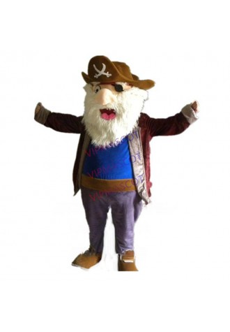 old pirate mascot costume custom cartoon character cosplay adult size carnival costume 3140