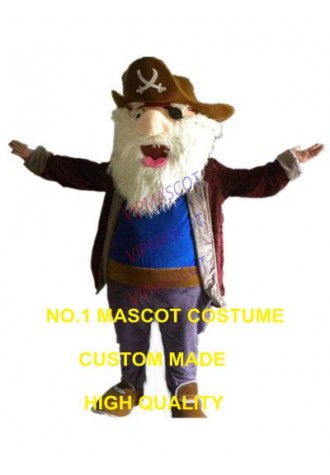 old pirate mascot costume custom cartoon character cosplay adult size carnival costume 3140