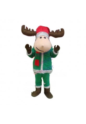 christmas moose mascot costume reindeer custom adult size cartoon character cosplay carnival costume 3344