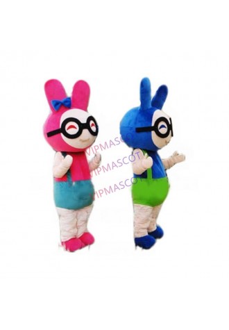 cute rabbit mascot costume pink bunny custom adult size cartoon character cosplay carnival costume 3358