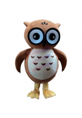 brown owl mascot ocstume cartoon owl mascot custom cartoon character adult size cosplay carnival costume 3226