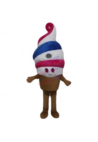 high quality hot sale ice cream mascot costume adult size colorful cool summer icecream theme anime cosplay costumes 2561