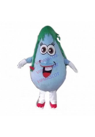 blue egg plant mascot costume custom adult size cartoon character cosplay carnival costume 3323