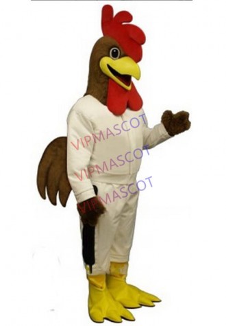 Racing Rooster mascot costume adult size cartoon sport rooster chicken theme anime cosplay costumes carnival fancy dress 2773