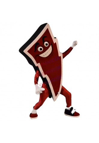 lighting bolt mascot costume adult size hot sale cartoon red lightning bolt theme anime cosplay costumes carnival fancy 2807