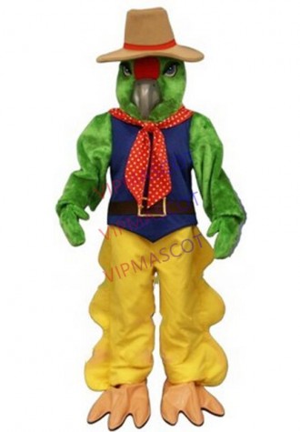 parrot cowboy mascot costume professional custom cartoon cowboy bird macaw theme anime cosplay costumes carnival fancy 2789