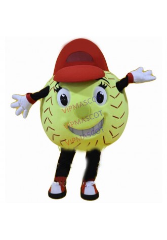softball mascot costume for adult high quality Tennis Ball Tenis Ball Baseball Softball Soft-ball Baseball theme carnival 2851