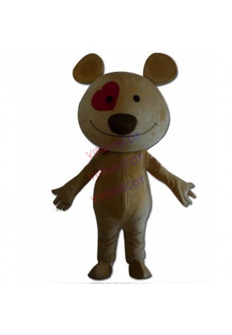 love bear mascot costume adult size wholesale cute cartoon brown bear theme anime cosplay costumes carnival fancy dress 2909