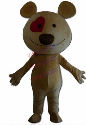 love bear mascot costume adult size wholesale cute cartoon brown bear theme anime cosplay costumes carnival fancy dress 2909