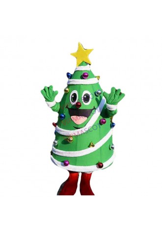 Fruits Vegetables Mascot Costumes Complete Outfit Christamas Tree Mascot Costume Adult size Fancy Halloween Party Dress