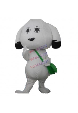 Hot Selling High Quality Lovely Schoolbag Dog Mascot Costume White Dog Mascot Costume Satchel Dog Mascot Costume