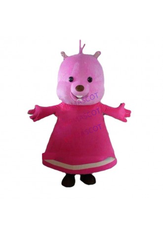 Christmas halloween beaver Mascot Costume Fancy beaver Cartoon Character Party Dress Free Shipping