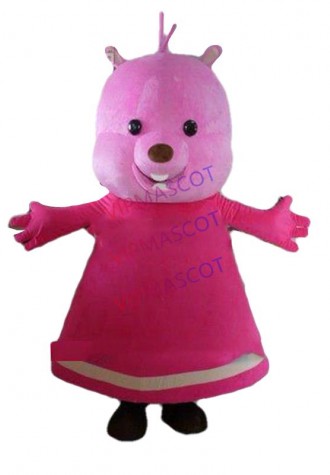 Christmas halloween beaver Mascot Costume Fancy beaver Cartoon Character Party Dress Free Shipping