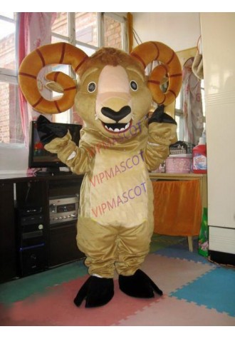Can be washed with water EVA Material Bighorn ram Mascot Costumes Movie props party Cosplay cartoon Apparel 500