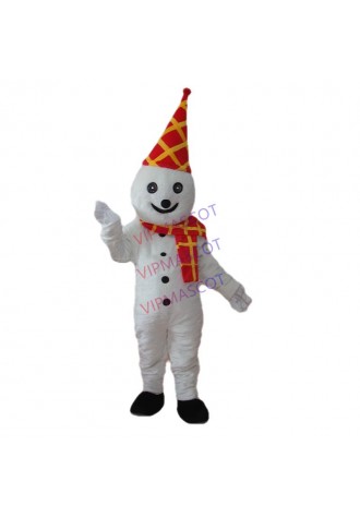 High quality EVA Material Helmet Clown snowman Mascot Costumes walking cartoon Apparel Birthday party Custom made Adult Size 053