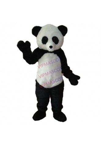 High quality EVA Material Helmet Luxury Plush Simulation fur Panda Mascot Costumes walking cartoon Apparel Birthday party 071