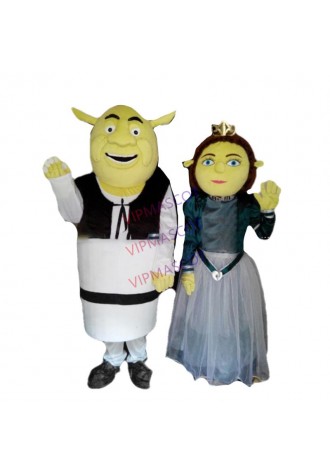 Make EVA Material Shrek Mascot Costume Fiona Cartoon Apparel Halloween Birthday party Unisex 686