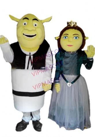 Make EVA Material Shrek Mascot Costume Fiona Cartoon Apparel Halloween Birthday party Unisex 686