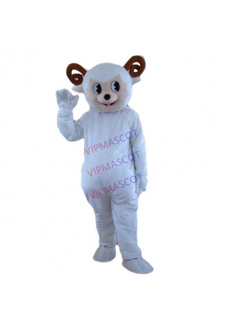high quality EVA Material White sheep Mascot Costumes Cartoon Apparel Masquerade Birthday party cosplay 811