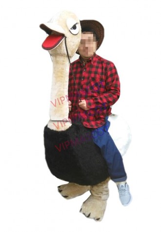 Rapid MaKe High quality EVA Material People ride ostrich Mascot Costumes cartoon Apparel Cosplay Ostrich mascot costumes 291