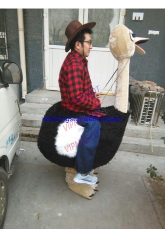 Rapid MaKe High quality EVA Material People ride ostrich Mascot Costumes cartoon Apparel Cosplay Ostrich mascot costumes 291