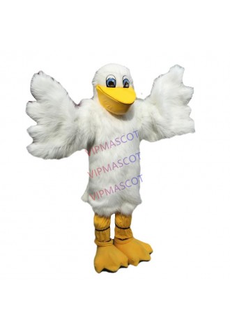 Rapid MaKe Can be washed with water EVA Material Helmet Luxury Plush Pelican Mascot Costumes cartoon Apparel Cosplay 296