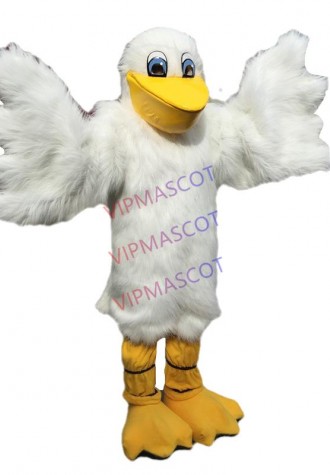 Rapid MaKe Can be washed with water EVA Material Helmet Luxury Plush Pelican Mascot Costumes cartoon Apparel Cosplay 296