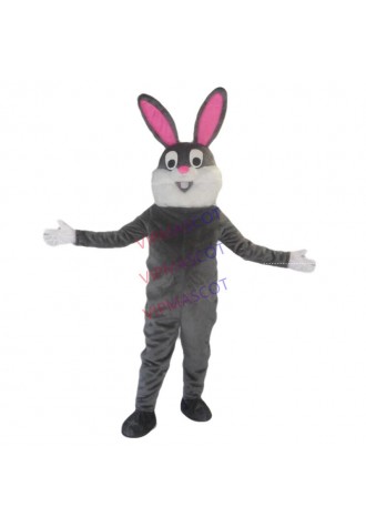 EVA Material Helmet Super soft fabric gray rabbit Mascot Costumes Unisex cartoon Apparel Cosplay 161